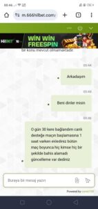 Hilbet dolandırıcı sahtekar Kanıt Görseli