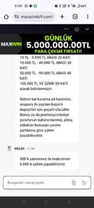 Maxwin dolandırıcılığı Kanıt Görseli