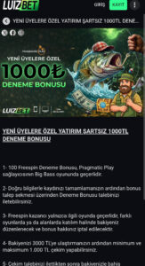 Luizbet kesinlikle dolandirci sitedir Kanıt Görseli