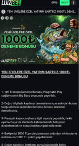 Luizbet kesinlikle dolandirci sitedir Kanıt Görseli