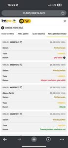 Betyap 200K Bakiyeyi Sildi. Dolandırıcılık Kanıt Görseli