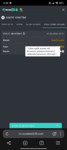 Routebet dolandırıcı 🤬 Kanıt Görseli