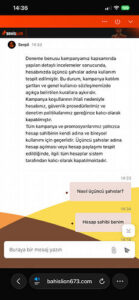 Bahislion sitesinin acizliği Kanıt Görseli