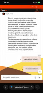 Bahislion sitesinin acizliği Kanıt Görseli