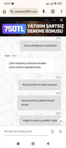 Starzbet 800k Ödemiyor Kanıt Görseli