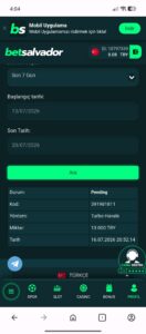 Betsalvador Dolandırıcı Site Kanıt Görseli