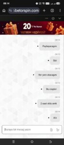 Betorsipin paraya yatıyor yatırımları yatırmıyor Kanıt Görseli