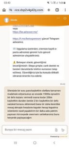 Betexper sakın para yatırmayın hile yapıyor Kanıt Görseli