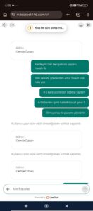 TEOSBET TOKATÇI YATIRIM YAPTİM PARAMI YATIRMIYOR Kanıt Görseli