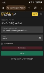 Pashagaming dolandırıcıdır, sakın yatırım yapmayın Kanıt Görseli