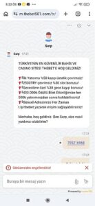 Thebet 85bin TL ödeme yapmadı yardımcı olucak Kanıt Görseli