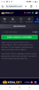 Kralbet Bakiye Sildi Kanıt Görseli