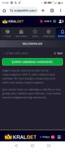 Kralbet Bakiye Sildi Kanıt Görseli