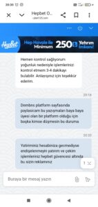 Tescilli dolandırıcı site HEPBET Kanıt Görseli