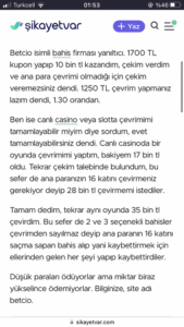 BETCİO DOLANDIRICIDIR. Kanıt Görseli