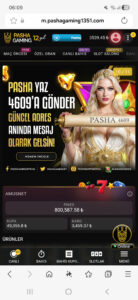 Pashagaming Dolandırıcı sitedir Kanıt Görseli