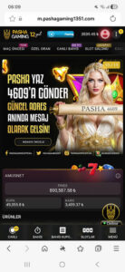 Pashagaming Dolandırıcı sitedir Kanıt Görseli
