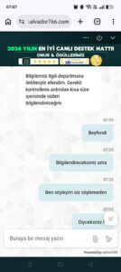 Betsalvador kesinlikle oynamayın canlı destek oyalıyor 45 gündür kazancım ödenmedi Kanıt Görseli