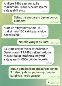 Betorspin Paraya Çöktü Kanıt Görseli