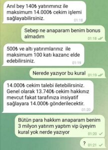 Betorspin Paraya Çöktü Kanıt Görseli