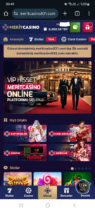 MeritCasino Deneme Bonusu Kazancı ödemiyor Kanıt Görseli