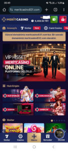 MeritCasino Deneme Bonusu Kazancı ödemiyor Kanıt Görseli