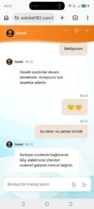 Solobet yatırım yaptım halen aktarılmadı Kanıt Görseli