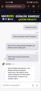 Maxwin dolandırıcı Kanıt Görseli