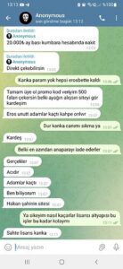 Erosbettr dolandırıcıdır Kanıt Görseli