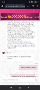 Caddy casino Kanıt Görseli
