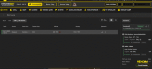 VenomBet Spor Kazancını Hesaba Geçirmedi Kanıt Görseli
