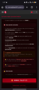Ramadabet Dolandırıcı Sitedir Kanıt Görseli