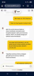 Sakın Makrobet’e Güvenmeyin Dolandırıcı Kanıt Görseli