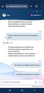 Mekanbahis kazancımı ödemedi dolandırıcı Kanıt Görseli