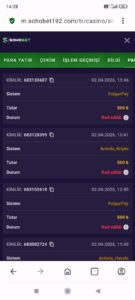 Sohobet freebet kazancı 500 TL için kimlik istiyor Kanıt Görseli