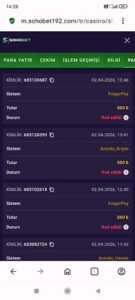 Sohobet freebet kazancı 500 TL için kimlik istiyor Kanıt Görseli
