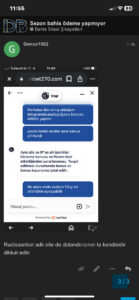 Radissonbet dolandırıcıdır Kanıt Görseli