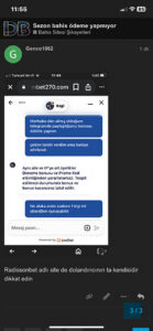 Radissonbet dolandırıcıdır Kanıt Görseli