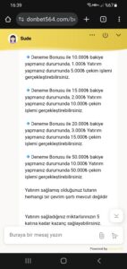Donbet Sitesinden Uzak Durun Sahtekardır Kanıt Görseli
