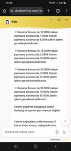 Donbet Sitesinden Uzak Durun Sahtekardır Kanıt Görseli