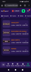 Ruh casino dolandırıcı Kanıt Görseli