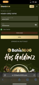 Bahis1000 çekim ödemiyor Kanıt Görseli