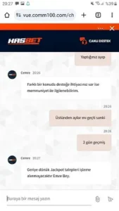 Hasbet dolandırıyor Kanıt Görseli