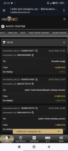 Bahiscasino sitesi ıp yalanı boşuna bilgilerinizi paylasmayin Kanıt Görseli