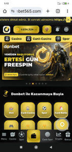 Donbet Bu site sahte arkadaşlar! Kanıt Görseli