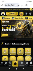 Donbet Bu site sahte arkadaşlar! Kanıt Görseli