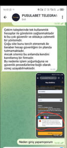 Pusulabet 483k Vermedi ve Beni Her Yerden Engelledi Kanıt Görseli
