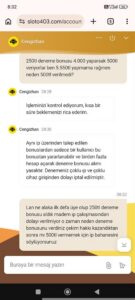 Sloto.com deneme bonusundan slotta kazanç sağladığım halde ip bahanesi diyip vermiyorlar bilginiz olsun Kanıt Görseli