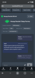 Tarafbet yatırım yapmayın | Çözüldü Kanıt Görseli