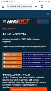 Hasbet dolandırıyor Kanıt Görseli